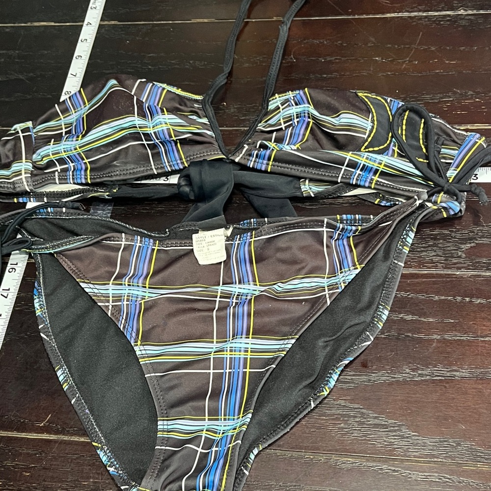 Bikini- Black, Blue, Yellow